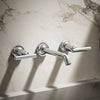 Purist® Wall-mount bathroom sink faucet trim with Lever handles, 1.2 gpm