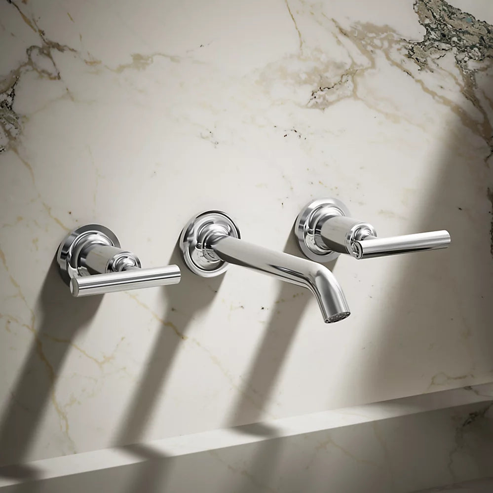Purist® Wall-mount bathroom sink faucet trim with Lever handles, 1.2 gpm