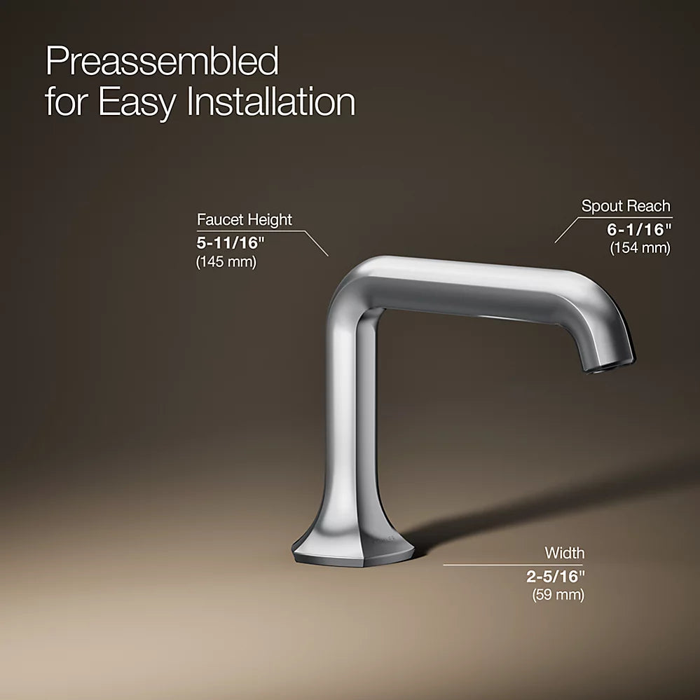 Occasion® Bathroom sink faucet spout with Straight design, 1.2 gpm