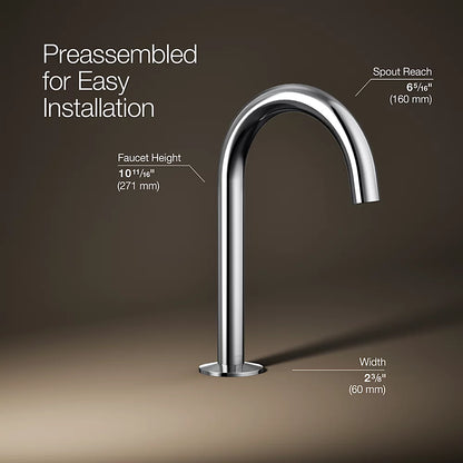 Components® Bathroom sink faucet spout with Tube design, 1.2 gpm