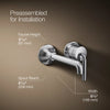 Tone™ Wall-mount single-handle bathroom sink faucet, 1.2 gpm