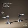 Artifacts® Lever bathroom sink faucet handles