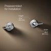 Components® Wall-mount bathroom sink faucet Lever handle trim