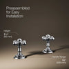 Artifacts® Cross bathroom sink faucet handles