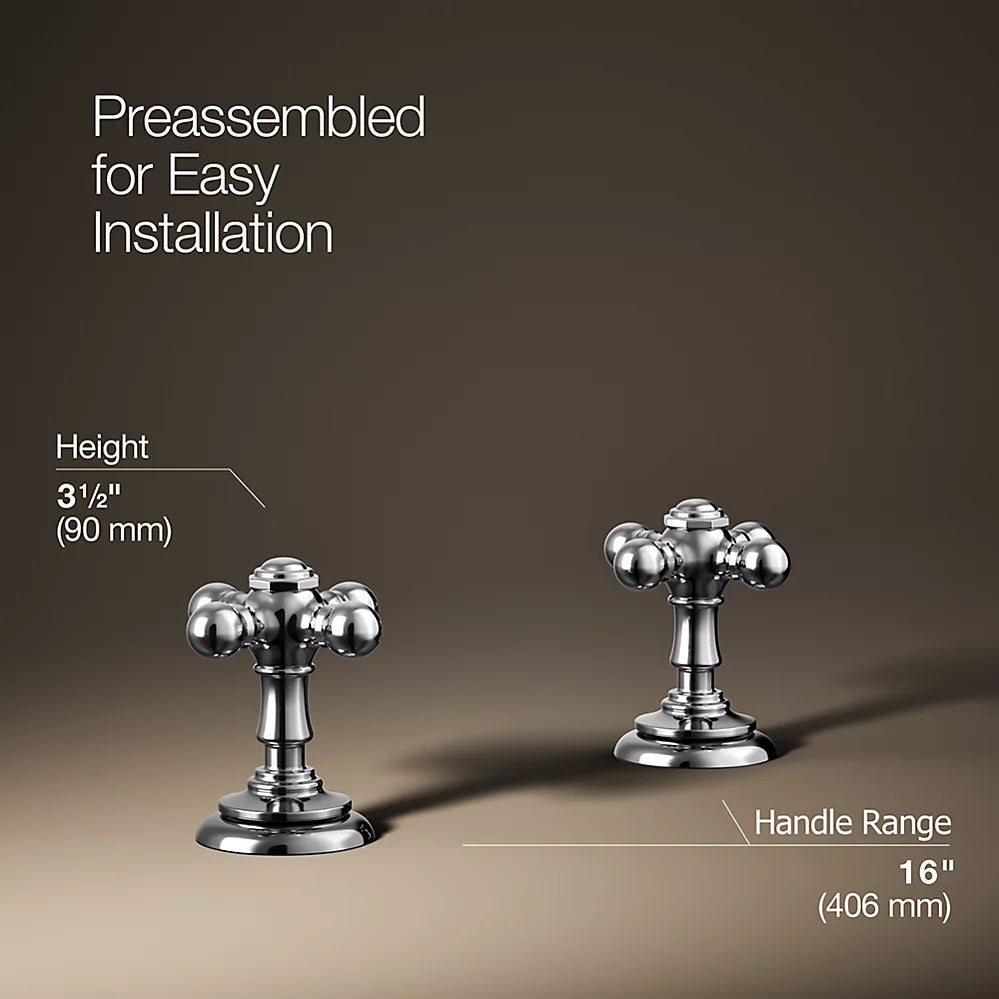 Artifacts® Cross bathroom sink faucet handles