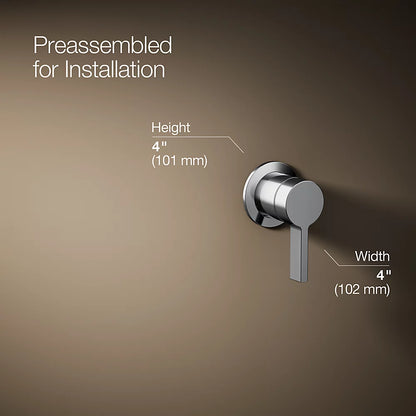 Kohler Components® Wall-mount bathroom sink faucet handle only