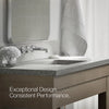 Riff® Wall-mount bathroom sink faucet trim, 1.2 gpm