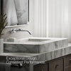 Components® Wall-mount bathroom sink faucet spout with Ribbon design, 1.2 gpm
