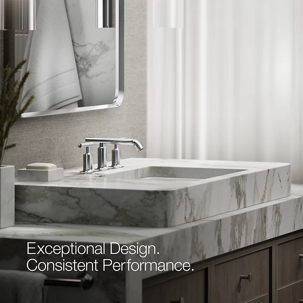 Purist® Widespread bathroom sink faucet with Lever handles, 1.2 gpm