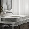 Components® Wall-mount bathroom sink faucet Oyl handle trim