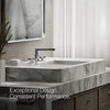 Composed® Widespread bathroom sink faucet with Cross handles, 1.2 gpm