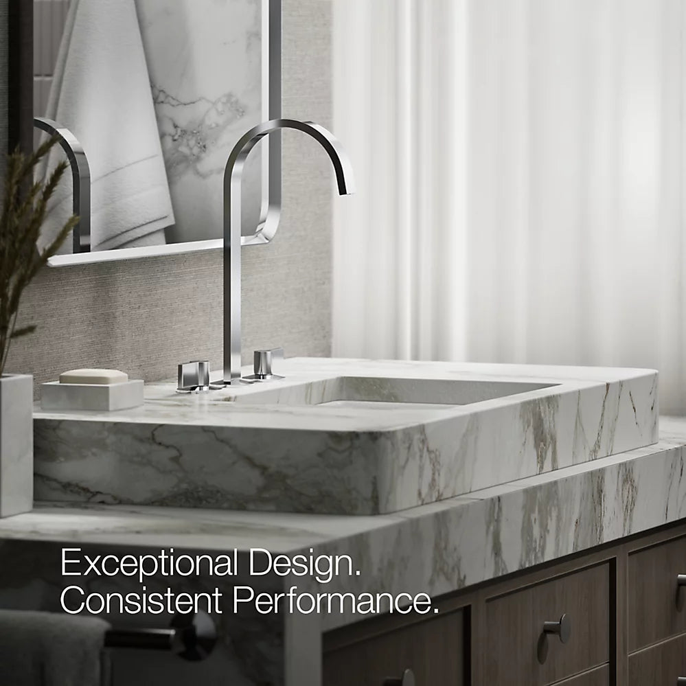 Components® Bathroom sink faucet spout with Ribbon design, 1.2 gpm