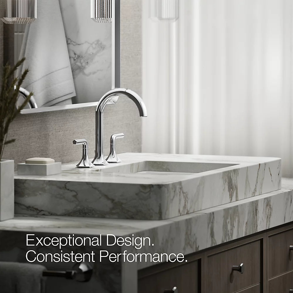 Occasion® Bathroom sink faucet spout with Cane design, 0.5 gpm