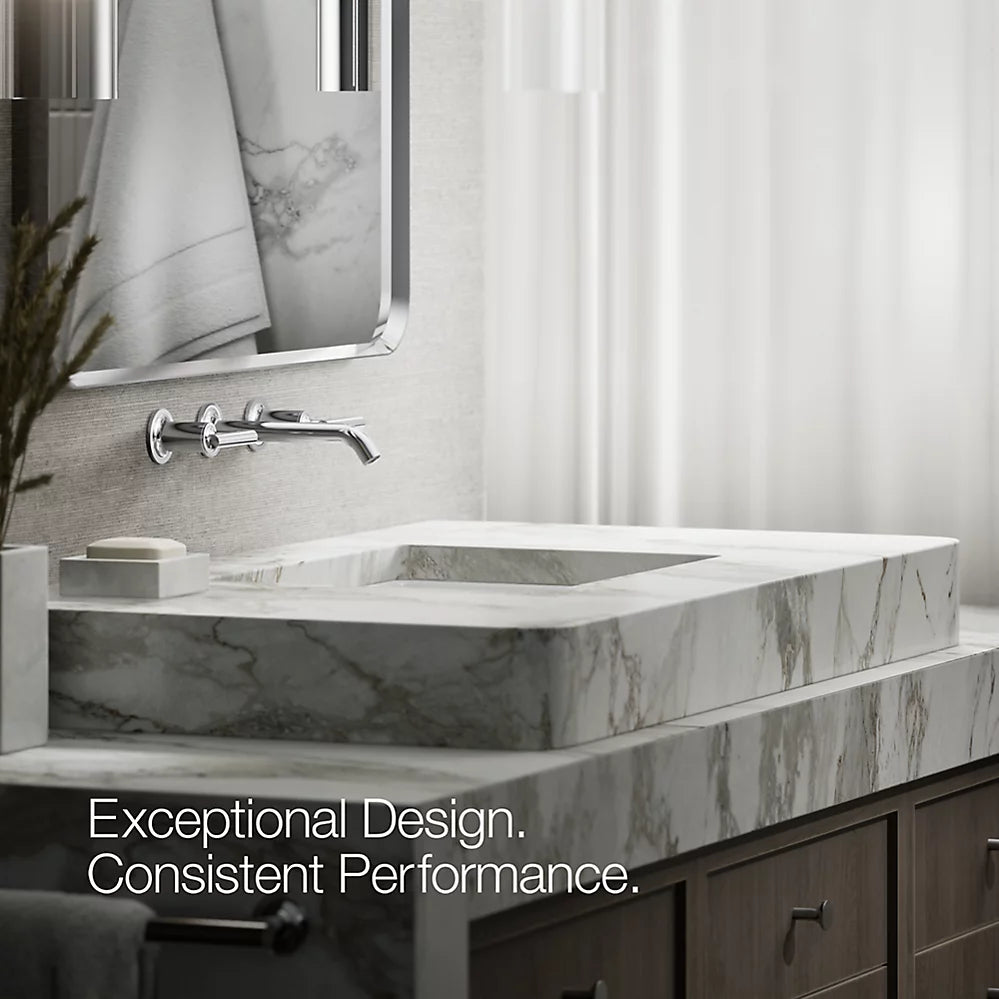 Purist® Wall-mount bathroom sink faucet trim with Lever handles, 1.2 gpm