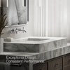 Purist® Wall-mount bathroom sink faucet trim with Cross handles, 1.2 gpm
