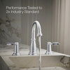 Bellera® Widespread bathroom sink faucet, 0.5 gpm