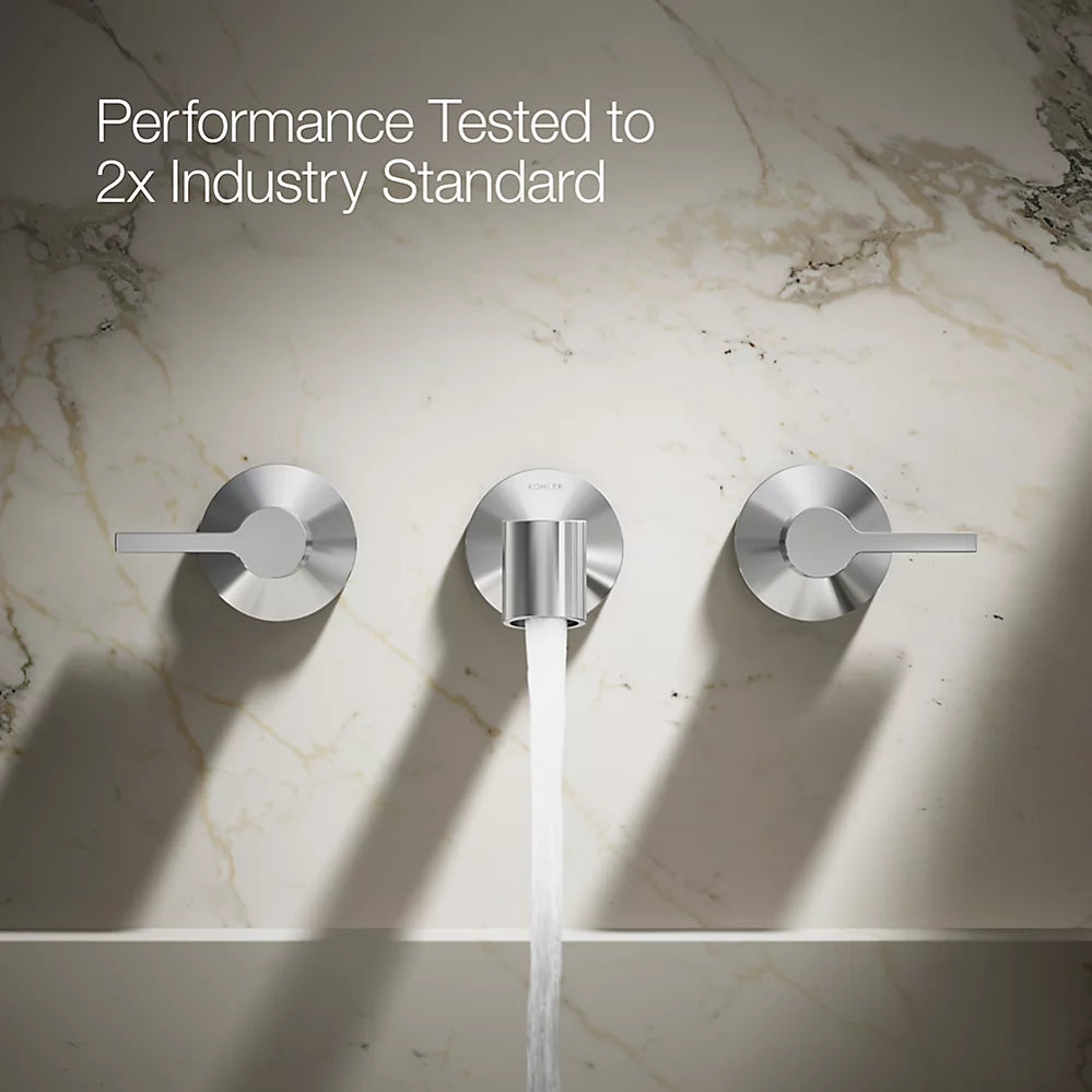 Components® Wall-mount bathroom sink faucet spout with Row design, 1.2 gpm