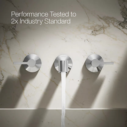 Components® Wall-mount bathroom sink faucet spout with Row design, 1.2 gpm