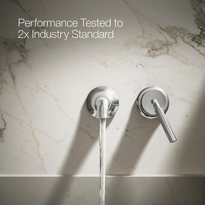 Tone™ Wall-mount single-handle bathroom sink faucet, 1.2 gpm