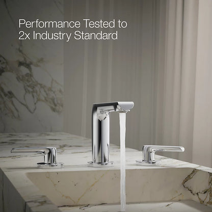 Avid® Widespread bathroom sink faucet, 0.5 gpm