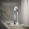 Components® Bathroom sink faucet spout with Ribbon design, 1.2 gpm