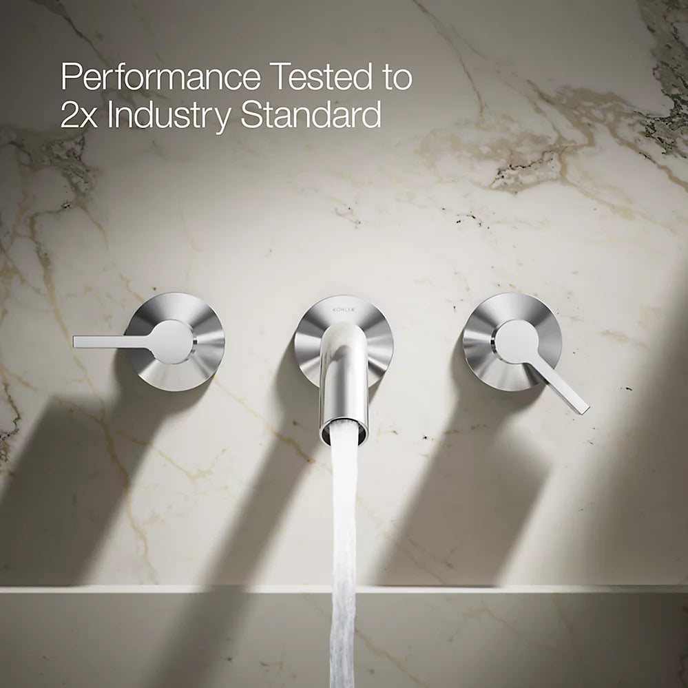 Components® Wall-mount bathroom sink faucet spout with Tube design, 1.2 gpm