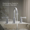 Aderlee® Widespread bathroom sink faucet, 1.2 gpm