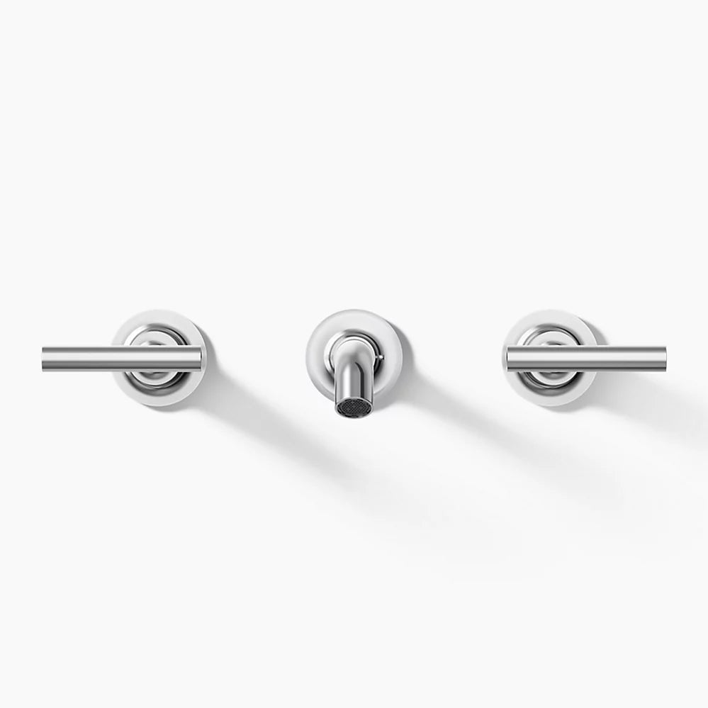 Purist® Wall-mount bathroom sink faucet trim with Lever handles, 1.2 gpm