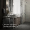 Composed® Widespread bathroom sink faucet with Cross handles, 1.2 gpm