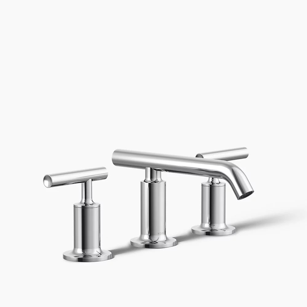 Purist® Widespread bathroom sink faucet with Lever handles, 1.2 gpm