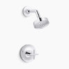 Purist® Rite-Temp® shower trim kit with cross handle, 1.75 gpm
