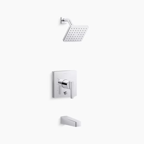 Honesty® Rite-Temp® bath and shower trim kit with push-button diverter, 1.75 gpm