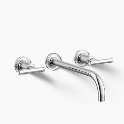 Purist® Wall-mount bathroom sink faucet trim with Lever handles, 1.2 gpm