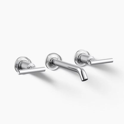 Purist® Wall-mount bathroom sink faucet trim with Lever handles, 1.2 gpm