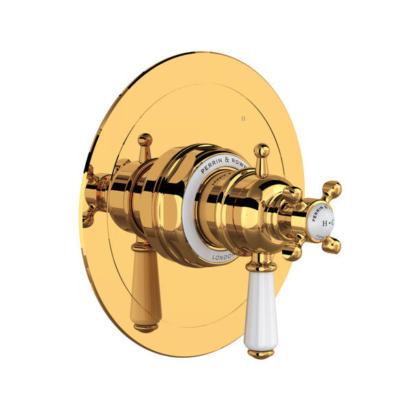 Perrin & Rowe Edwardian™ 1/2" Therm & Pressure Balance Trim With 5 Functions