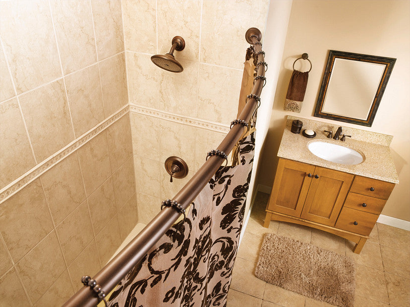 Moen Moen Adjustable Curved Shower Rod