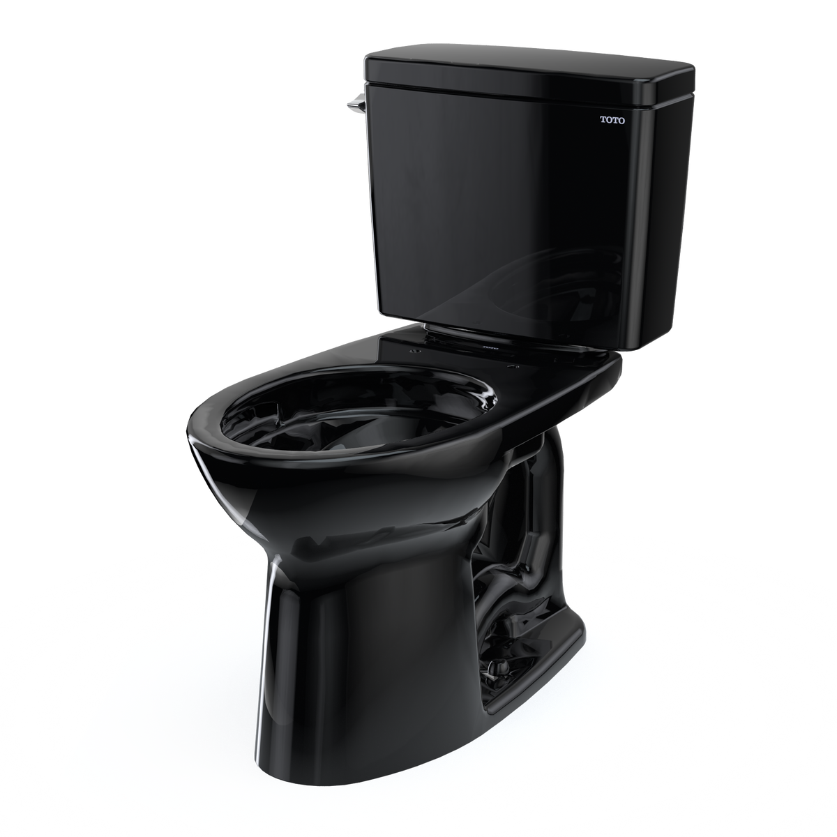 TOTO Drake Two-Piece Toilet, 1.6 GPF, Elongated Bowl - Universal Height - Seat Sold Separately