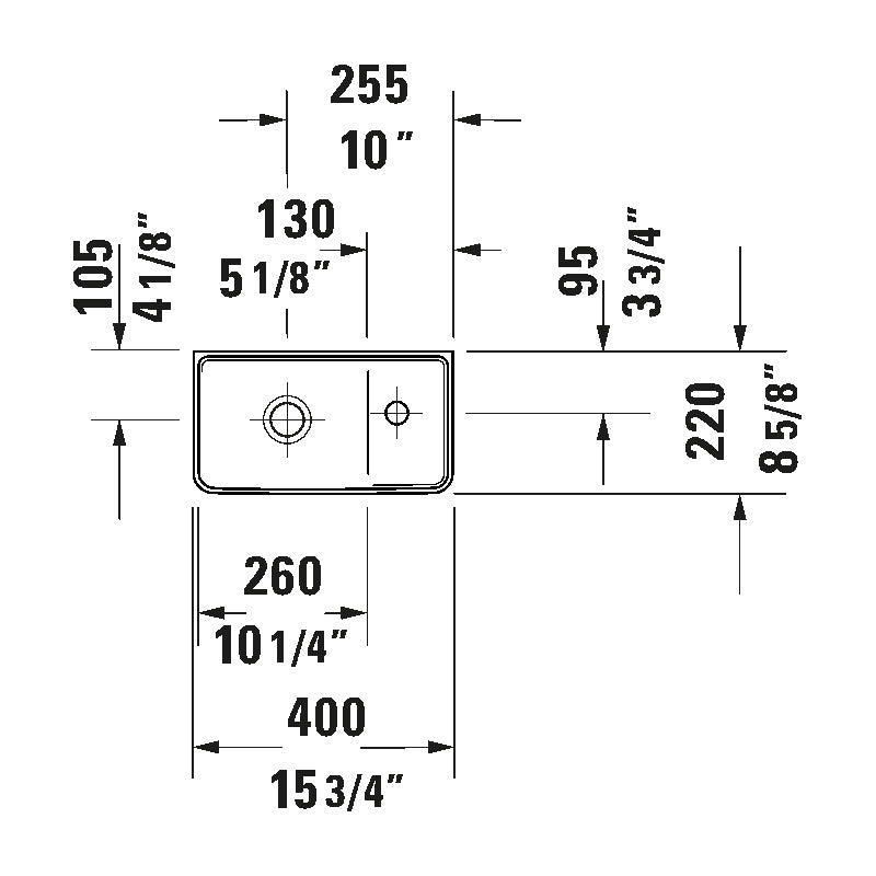 D - Neo Hand Rinse Wall - Mount Washbasin - Golzar Home