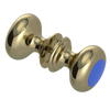 Rubinet Shower Door Knob (set) Natural Brass