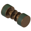 Rubinet Shower Door Knob (set) Tuscan Brass