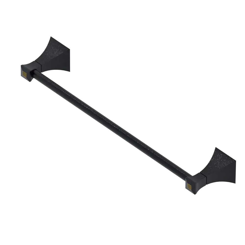 Rubinet Towel Bar 18" Matt Black
