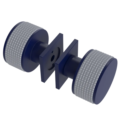 Rubinet Shower Door Knob (set) Midnight Blue