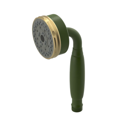 Rubinet 3 Function Hand Held Shower Only Green Envy