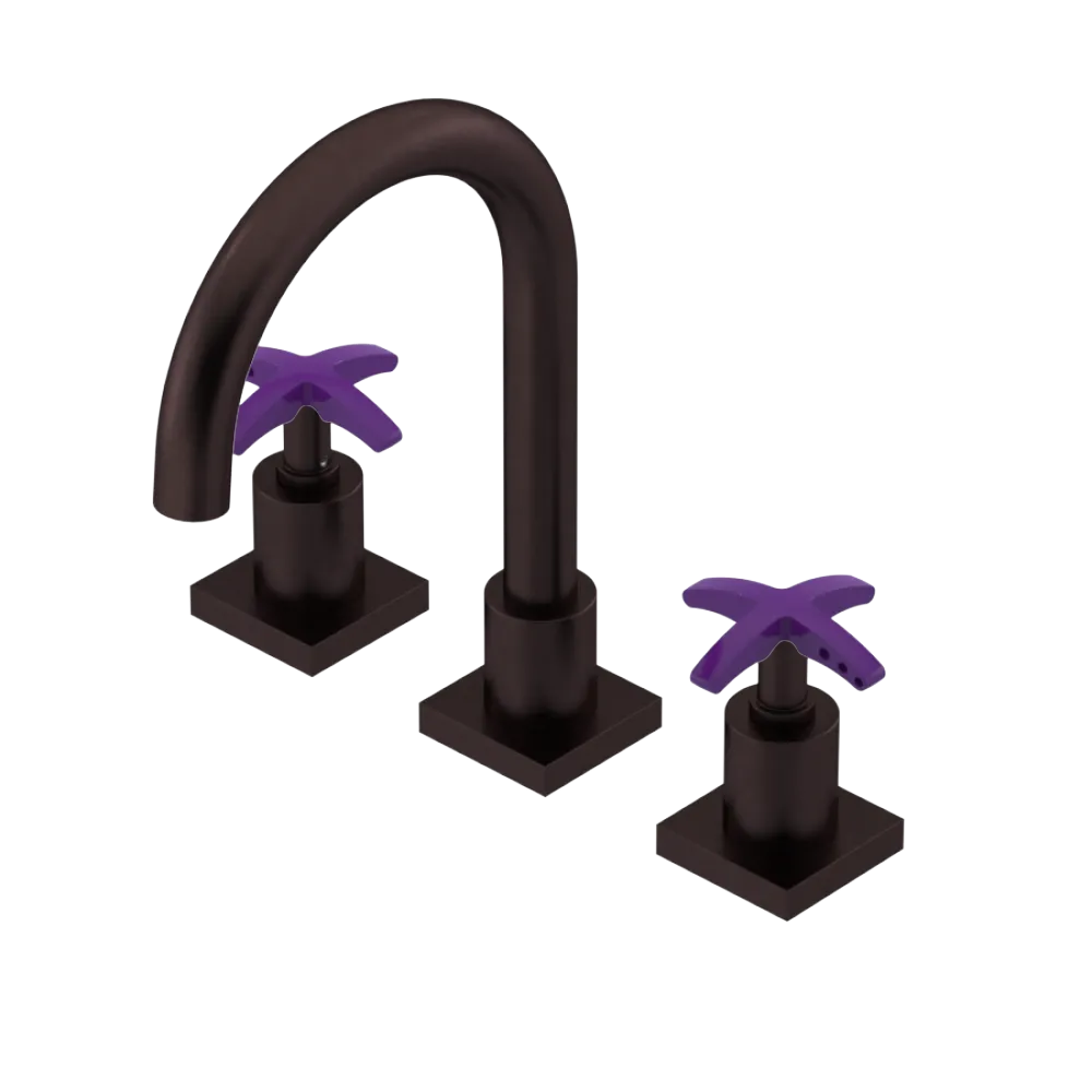 Rubinet Widespread Lav. Set. (less drain) Oil Rubbed Bronze