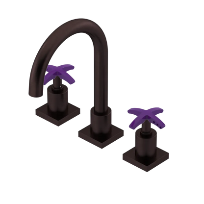 Rubinet Widespread Lav. Set. (less drain) Oil Rubbed Bronze