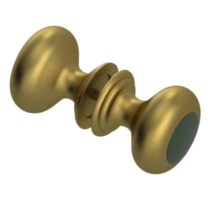 Rubinet Shower Door Knob (set) Antique Brass Matt