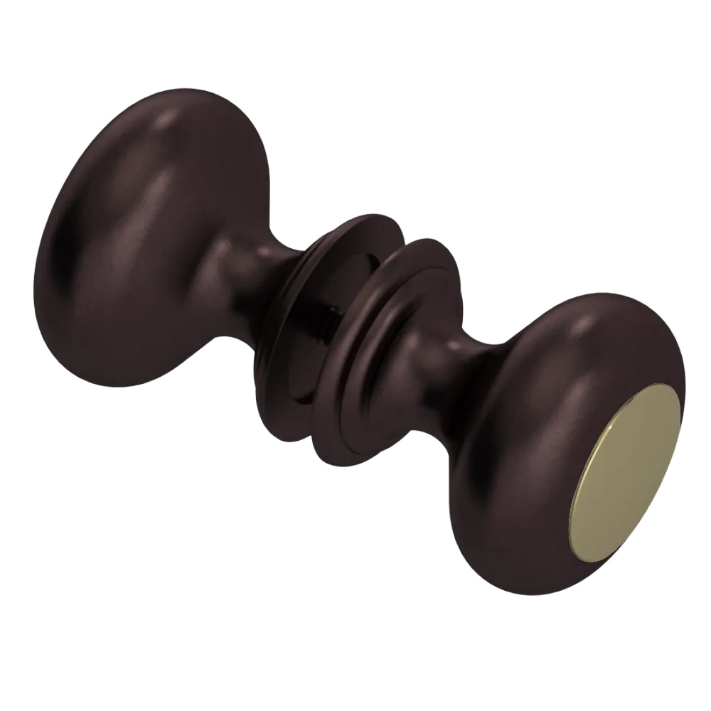 Rubinet Shower Door Knob (set) Oil Rubbed Bronze