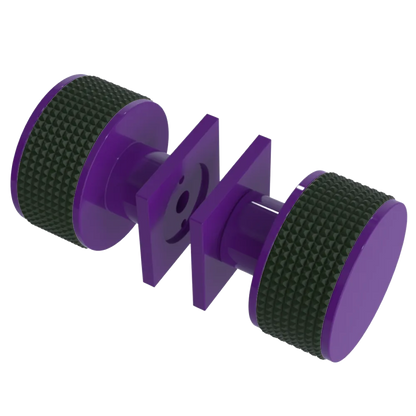 Rubinet Shower Door Knob (set) Purple Haze