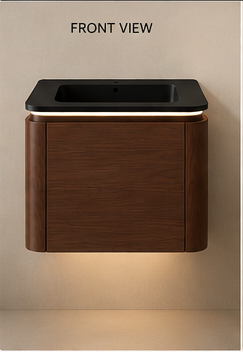 Auriel Single Sink Vanity With Single Drawer by Godi
