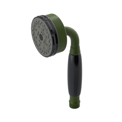 Rubinet 3 Function Hand Held Shower Only Green Envy